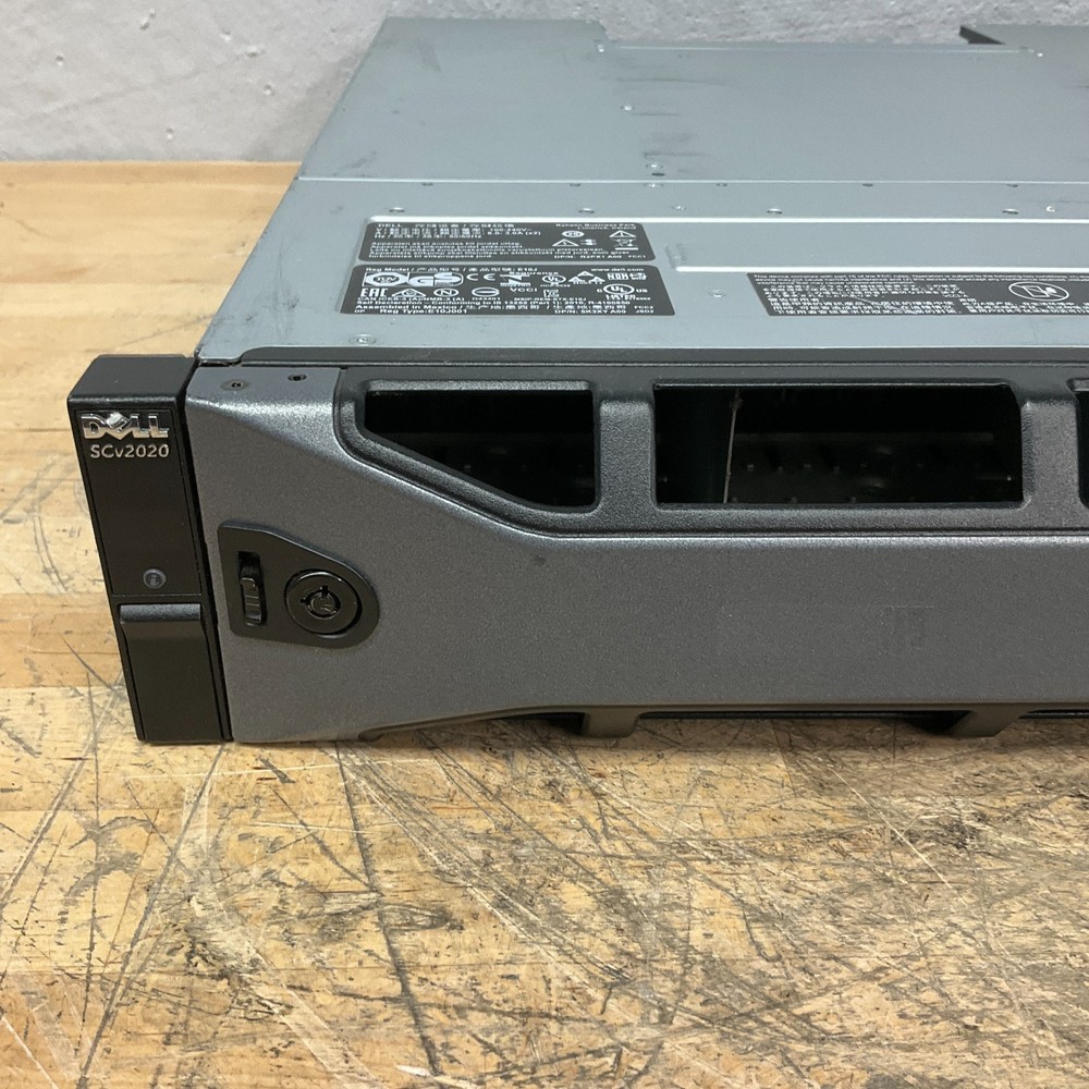 Dell Compellent SCV2020 24-Bay SFF Storage Array Chassis Tested and Working