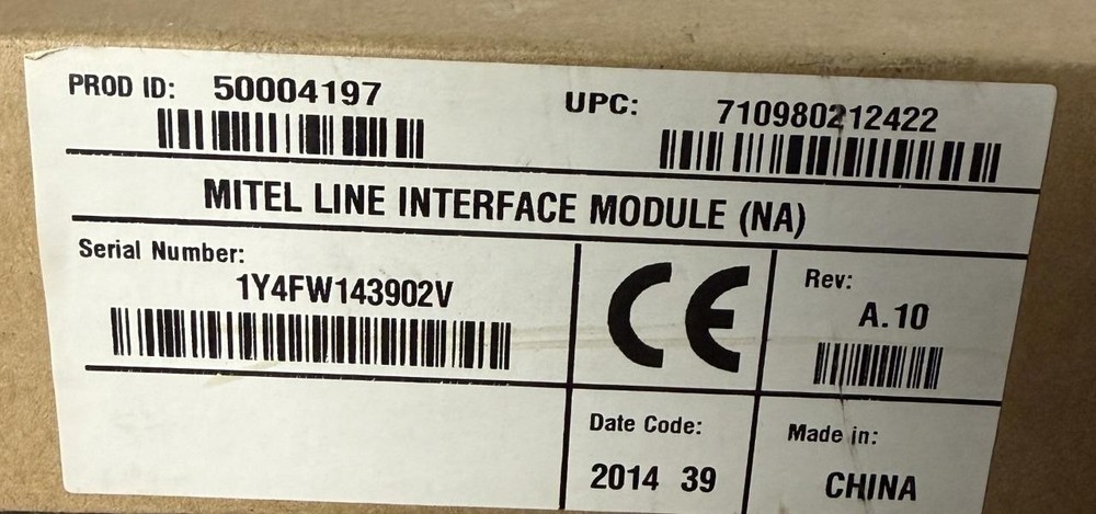 Mitel 50004197 5425 Line Interface Module