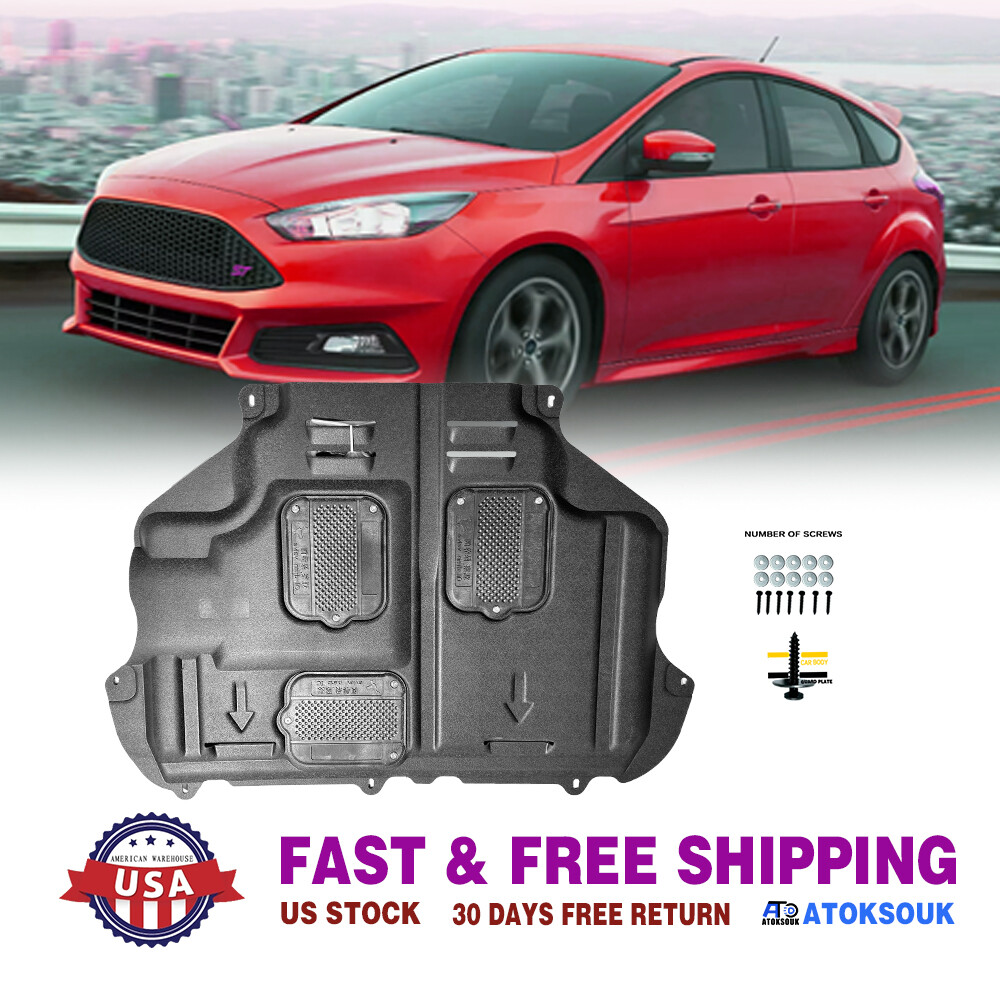 For 2013-2018 Ford Focus ST Under Engine Lower Cover Splash Shield Mud Guard