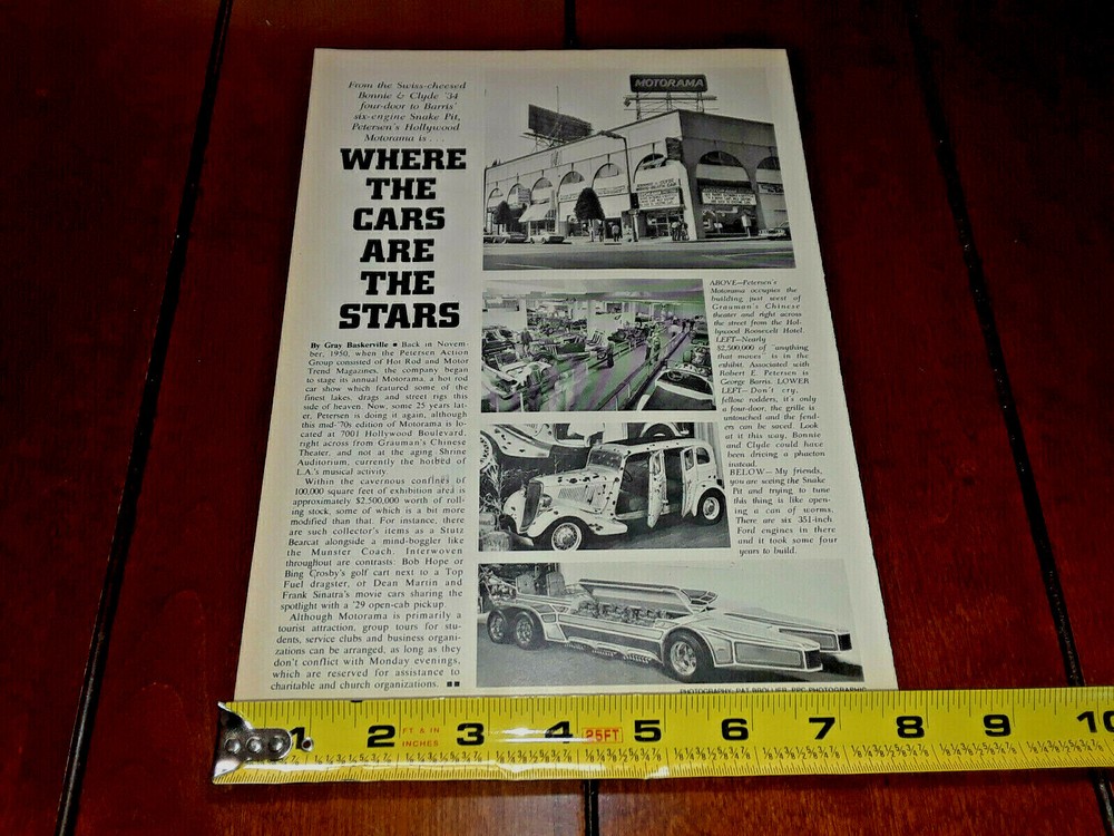1975 PETERSEN MOTORAMA ORIGINAL ARTICLE