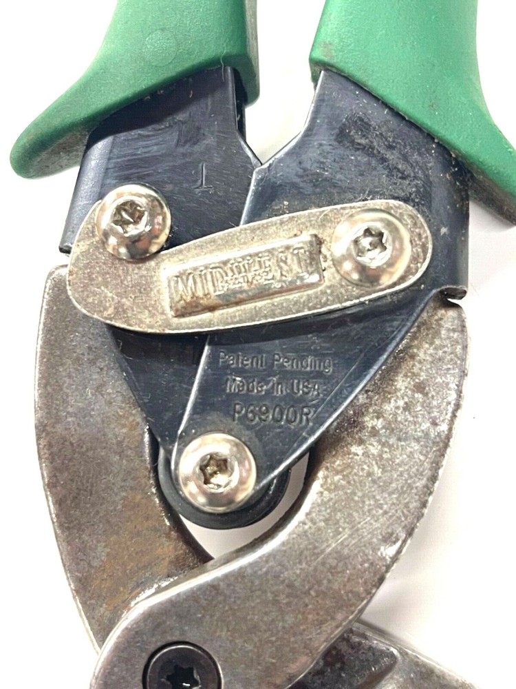 MIDWEST TOOLS UPRIGHT 90° RIGHT CUT TIN SNIPS, 6900R