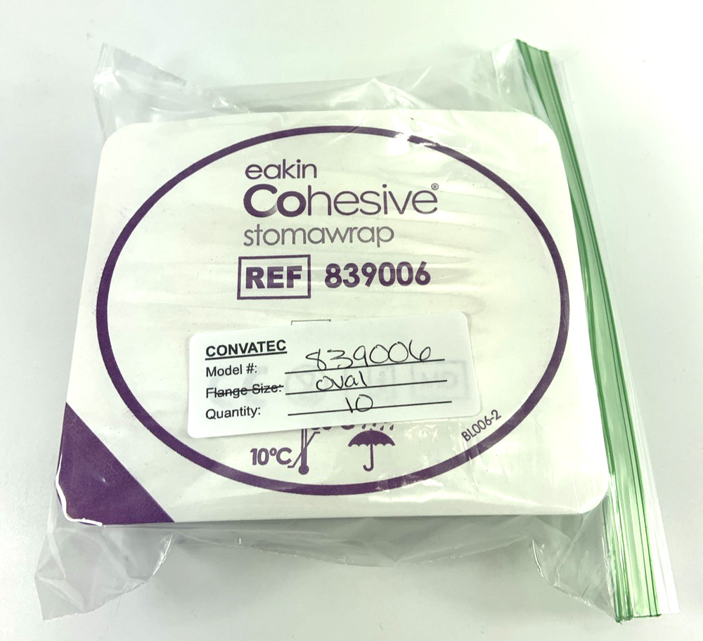 10 Convatec 839006 Eakin Cohesive Seals NIB