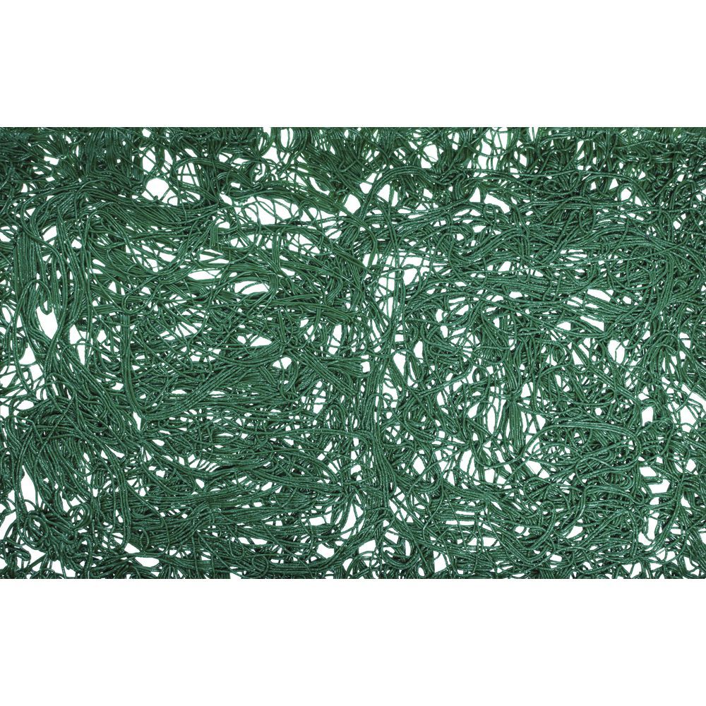 Ventilated Produce Tray Rectangular Green Plastic 3-Compartment - 15"L x 33"W x