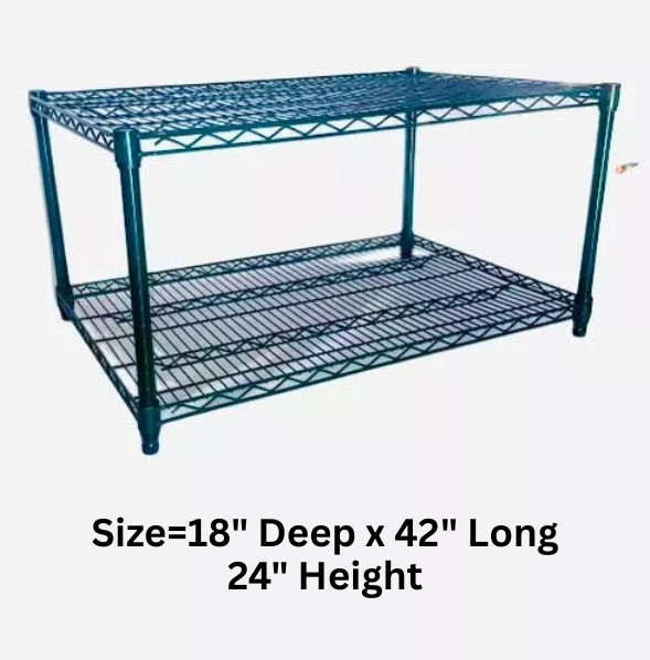Durable 24” Wire Shelving Unit – Restaurant & Garage Storage Rack