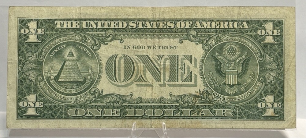 1957 $1 Note Silver Certificate Star Note, #⭐️30360561A! 🔥