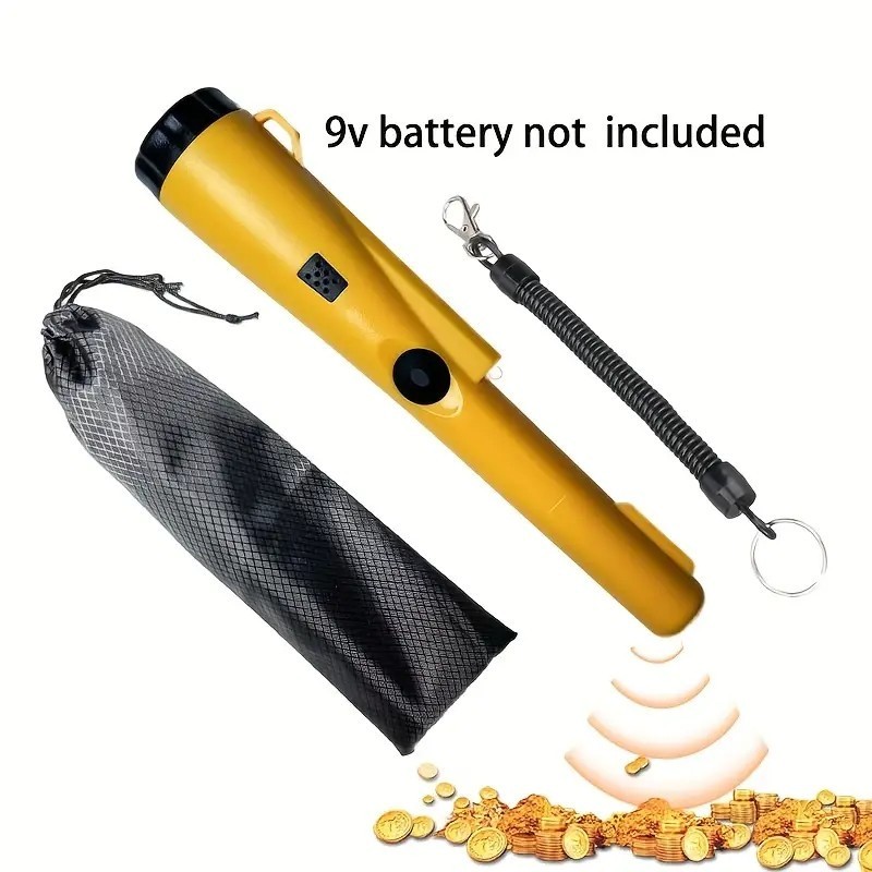 2025 Green 360 Degree Side Detection w/Pin Point tip Metal Detecting Pointer