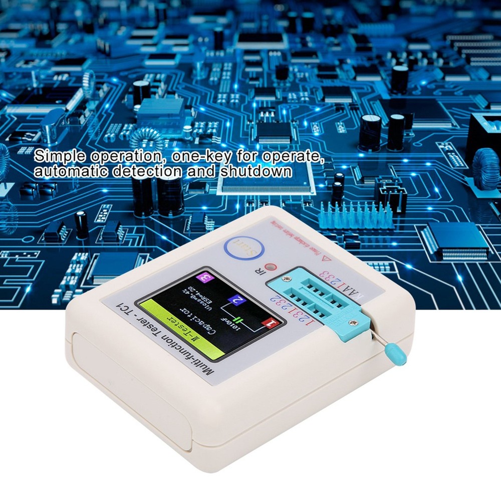 Multifunction Transistor Tester Portable Operation For Electronics Hobbyist Use
