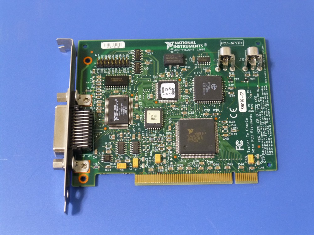 National Instruments PCI-GPIB+ Controller / Analyzer Card 183617-02