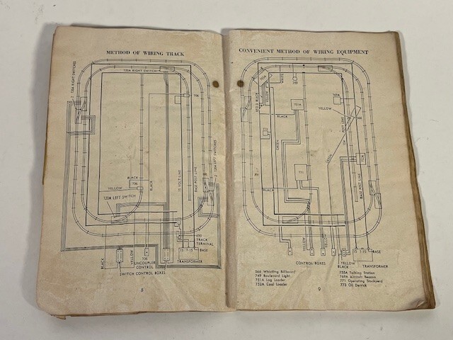 1952 American Flyer Instruction Book, bin 12