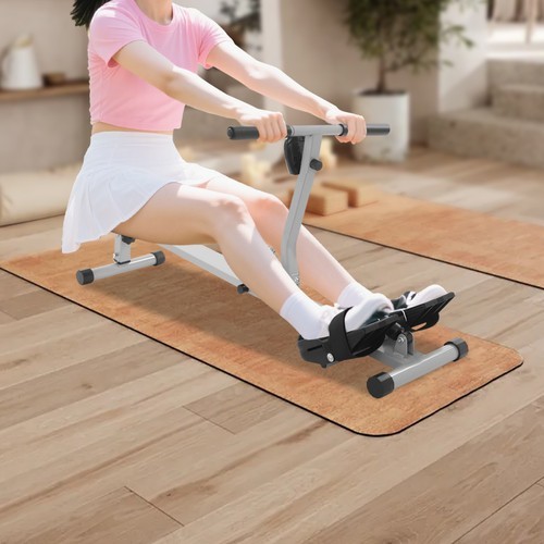 Space-saving Rowing Machine Adjustable Foldable Rowing Exercise Machine Fitness