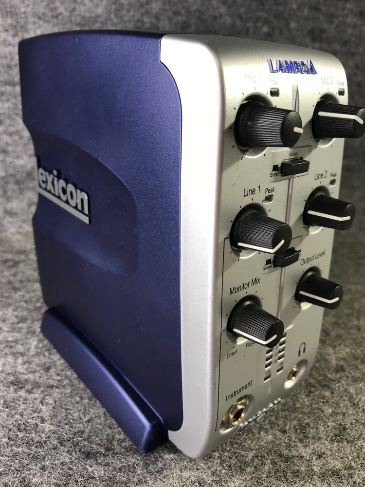 Lexicon LEXLAMBDAV Lambda USB Audio Interface Desktop Recording Studio v 2.0