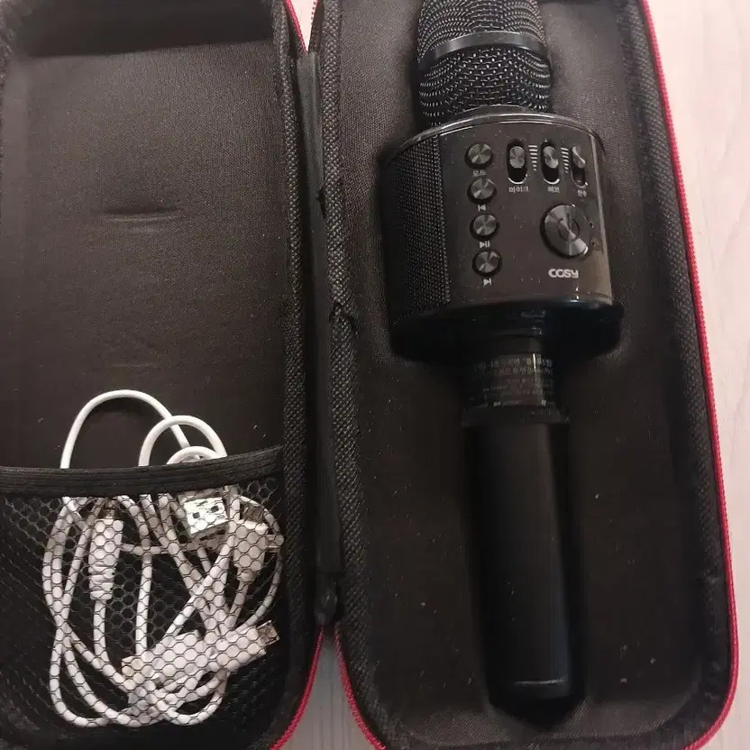 COSY Karaoke Microphone Black + Case Official