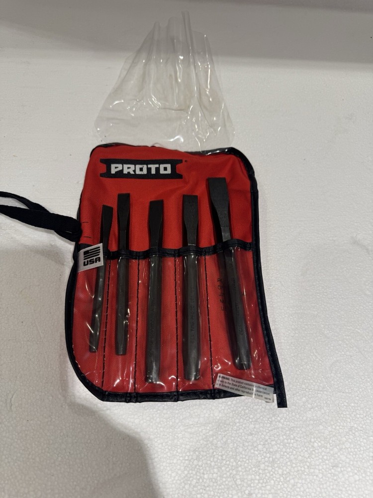 Stanley Proto J86CS2 Proto 5PC Cold Chisel Set