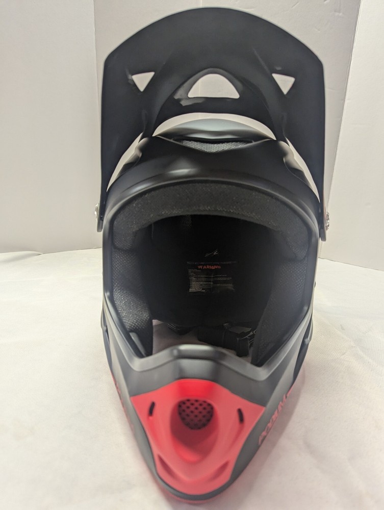 Demon Podium Full Face Helmet Black/ Red Small