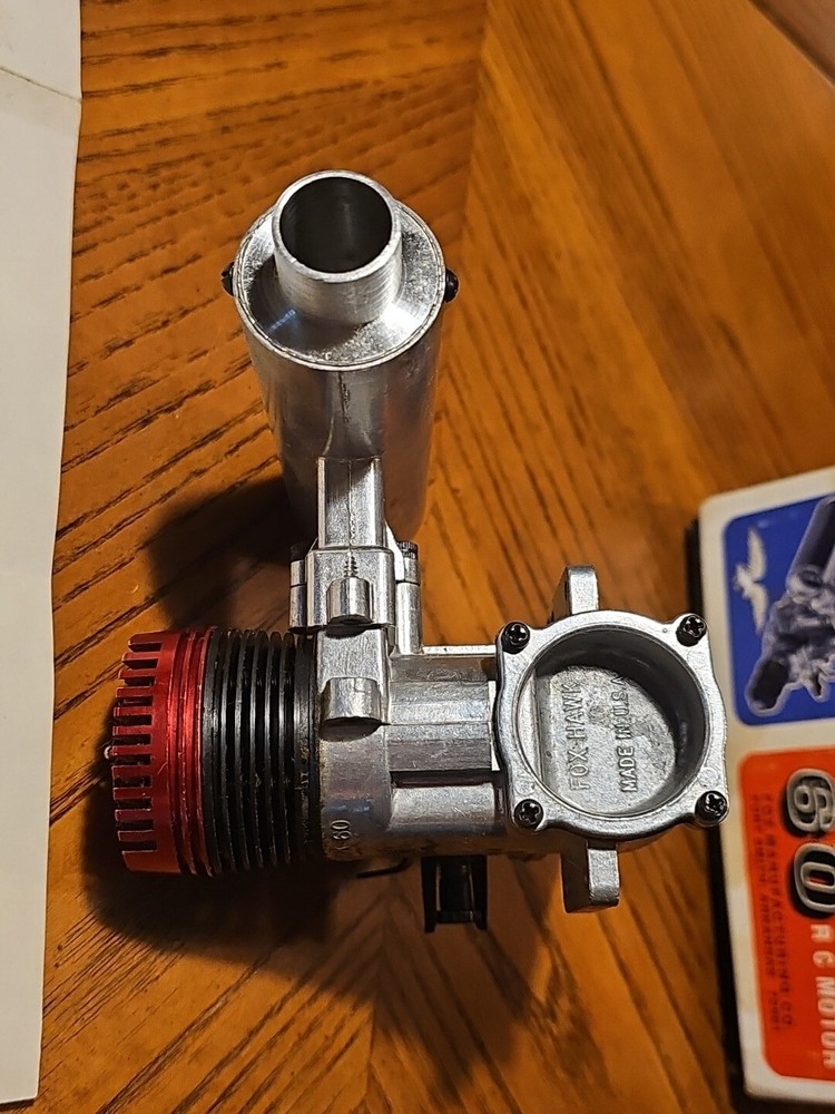 Vintage Duke Fox's HAWK 60 RED HEAD RC Engine / Motor