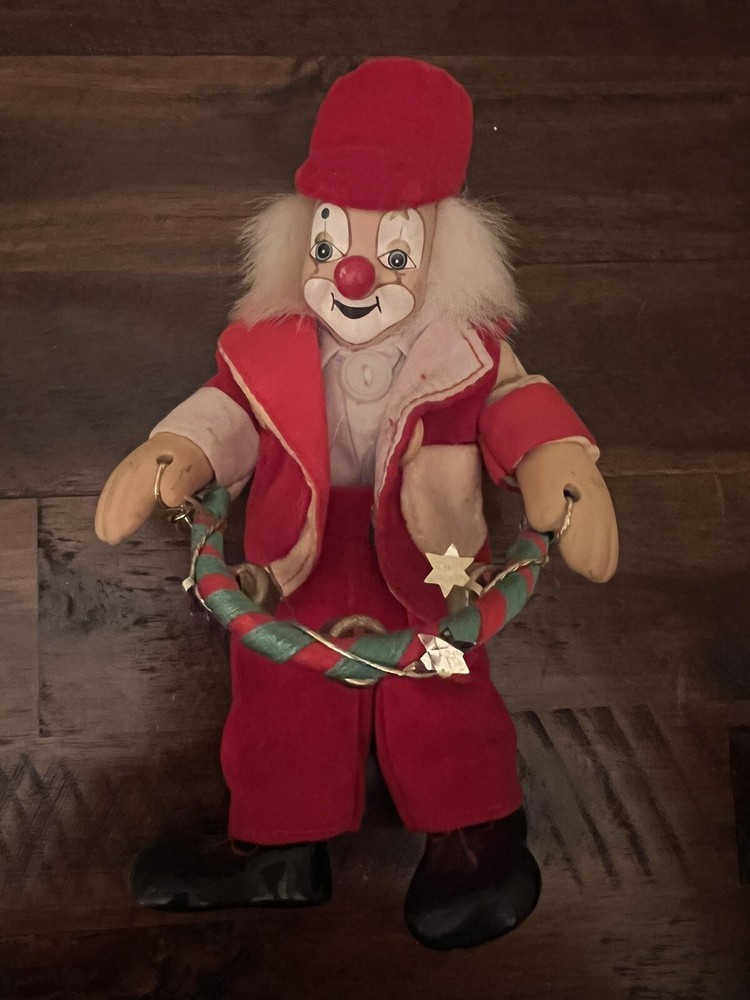 Bendable Vintage Christmas Clown
