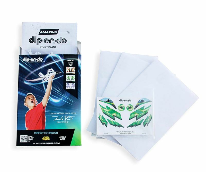 Flying Kids Toy, Educational , Amazing Loop & Circle Glider + 2 Paper Gliders