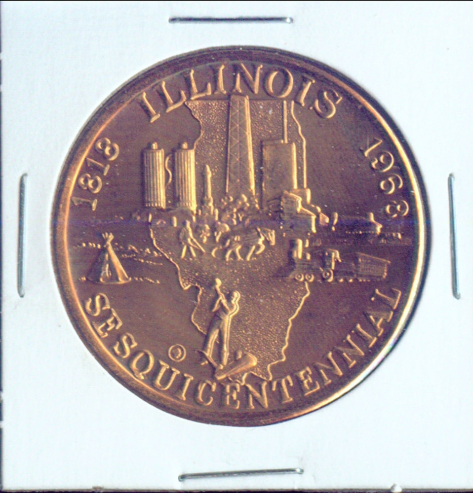 ILLINOIS SESQUICENTENNIAL Token 1818-1968 (2G545)