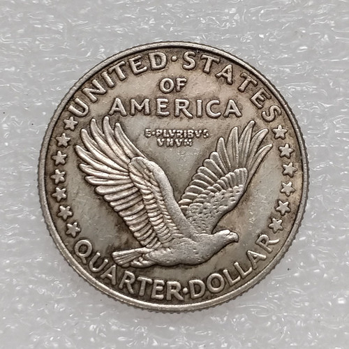 1916 Standing Liberty Quarter High relief version