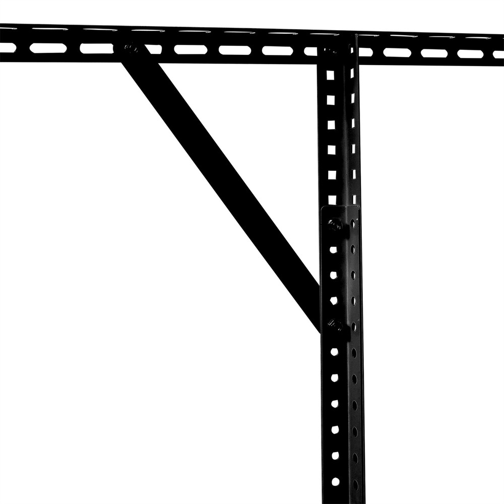 4x8FT Overhead Garage Ceiling Storage Rack 600lbs Load Adjustable Wall Tool Rack