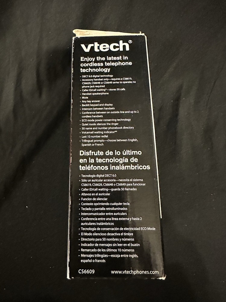 Vtech Accessory Handset With Caller ID/Call Waiting CS6609