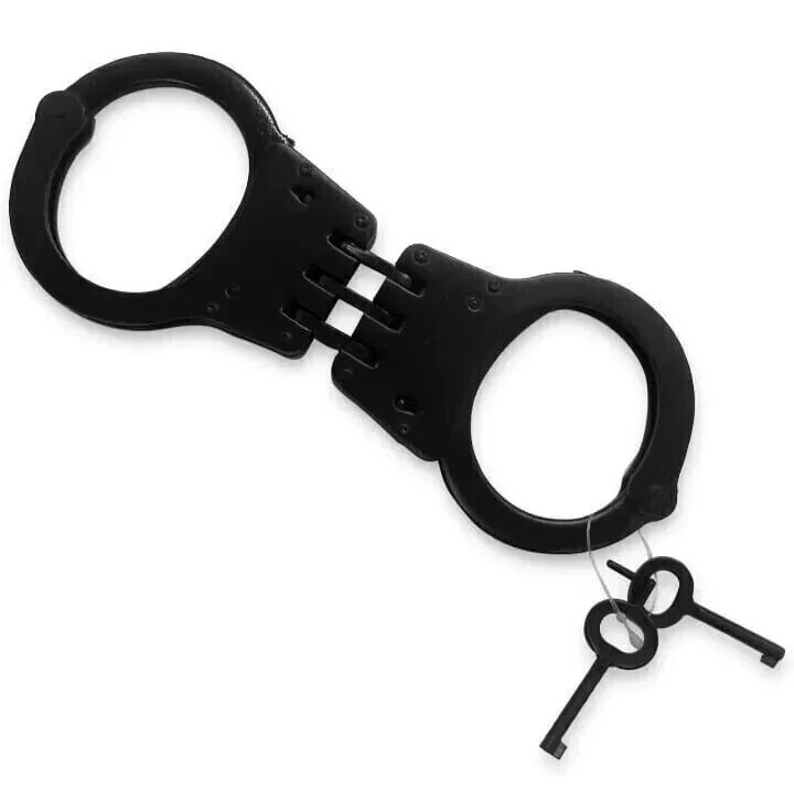 Maximum Security Handcuff Alcyon Double Lock Black Speedcuffs Quick cuff