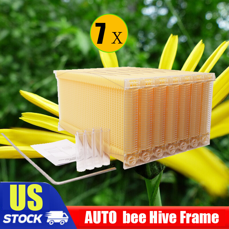 7 x Auto Shed Beekeeping Frames Beehive Frame BPA free Plastic Beehive Frames