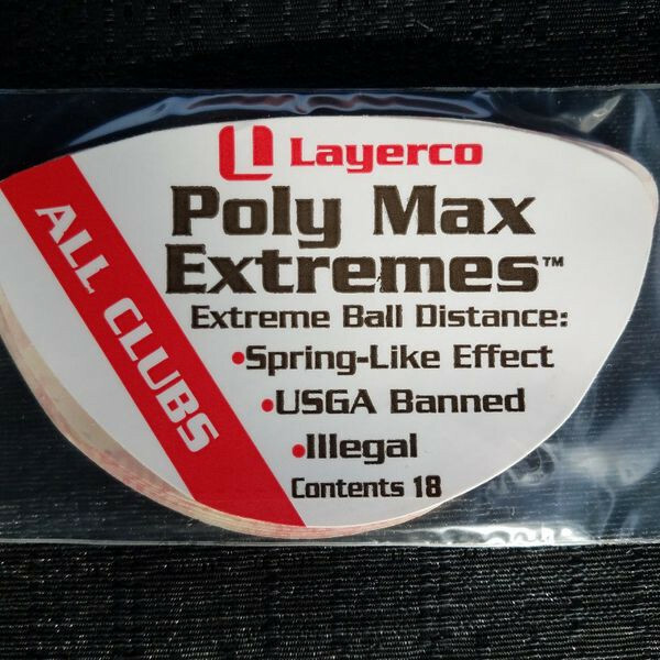 POLY MAX EXTREMES... USGA banned golf product Used by Pros during practice.