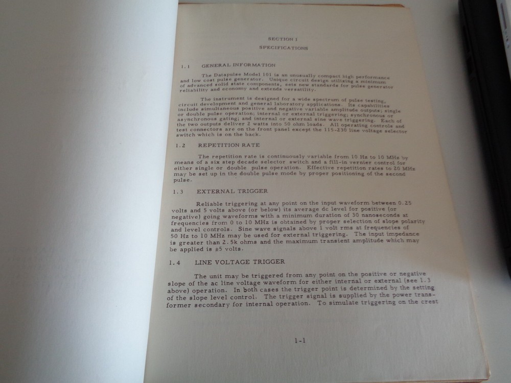 Polarad Model 101 pulse generator