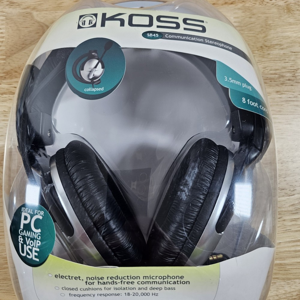 Koss SB45 USB Full Communications Headset with Mic