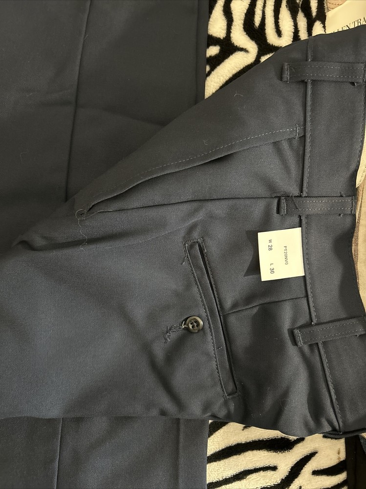red kap work pants Blue 28x30 Nwt