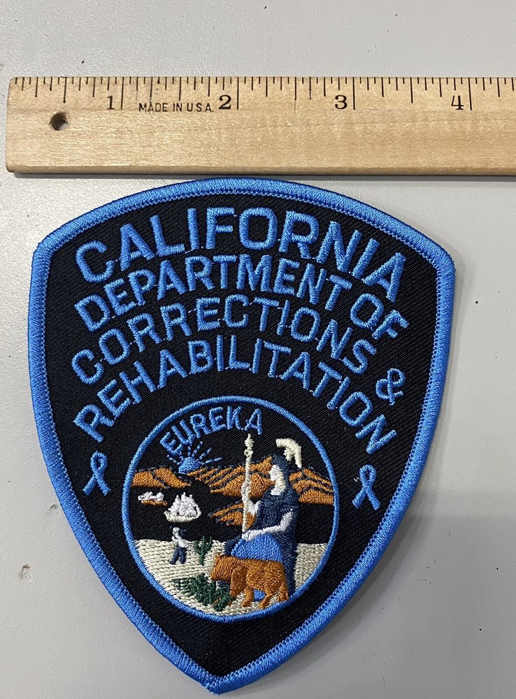 CDCR Blue Ribbon Shoulder Patch