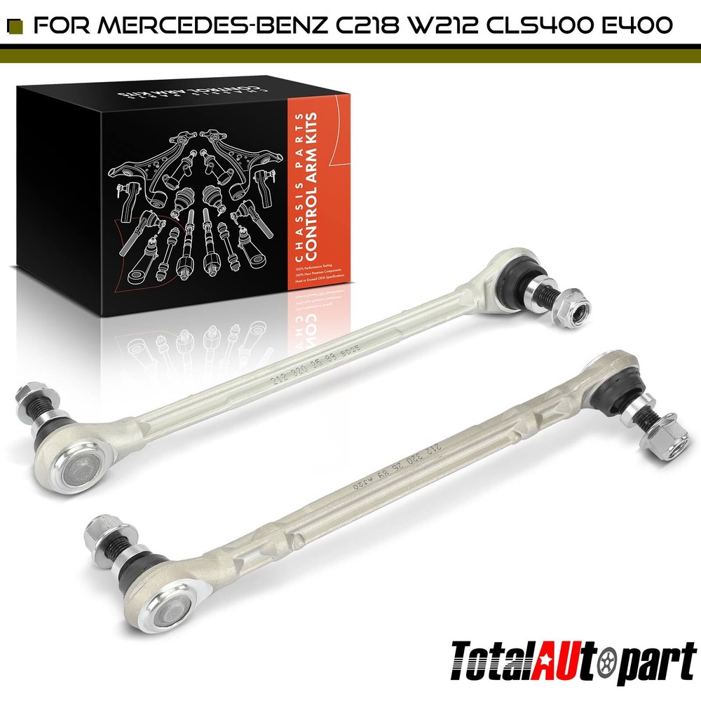 2Pcs Stabilizer Bar Link for Mercedes-Benz W212 E250 E300 E350 E400 E550 Front