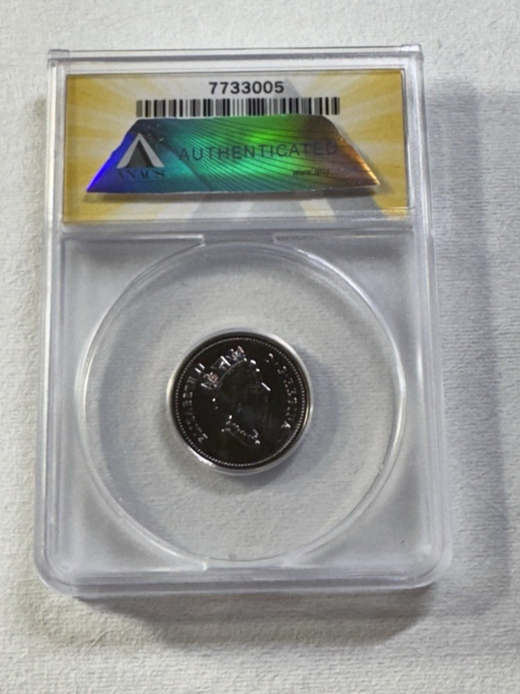 2000-W Canada 5 Cents Graded MS 68 by ANACS