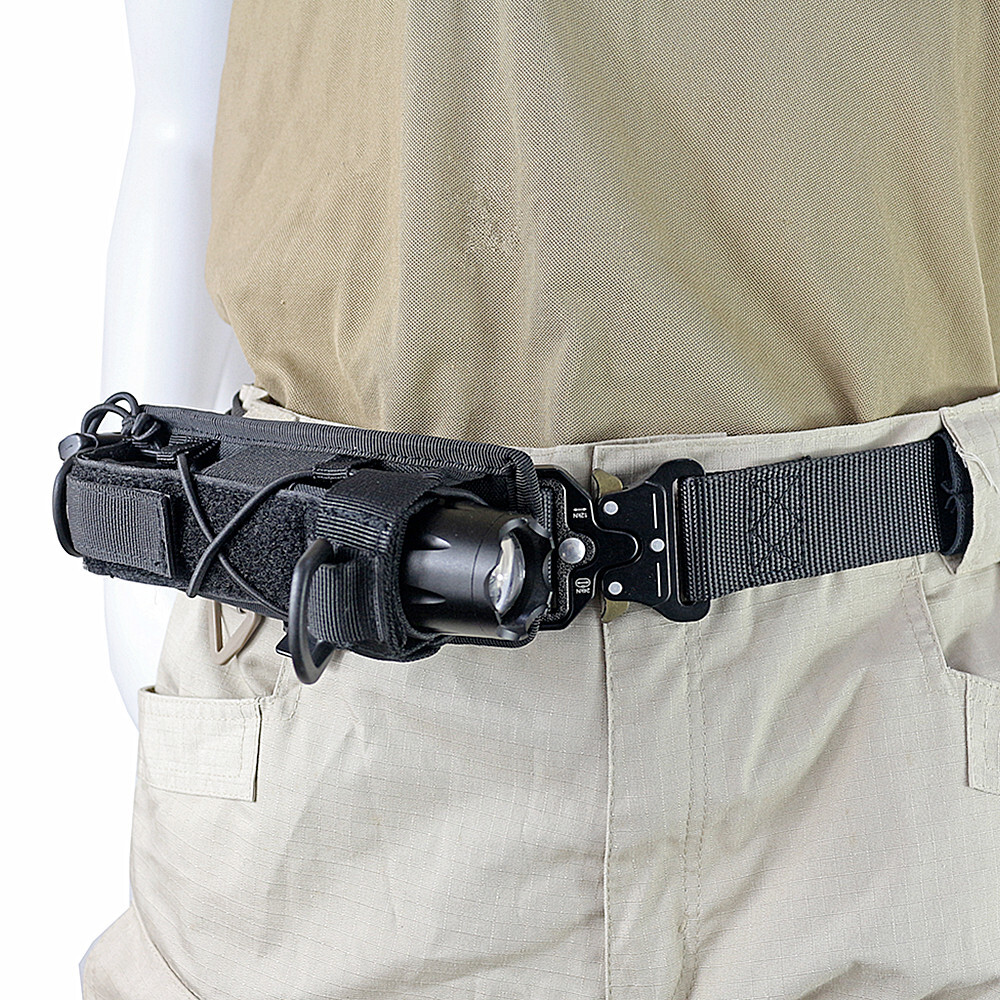 Tactical Flashlight Holster Open-Top Holder for Torch Flashlight Hand Tool Bag