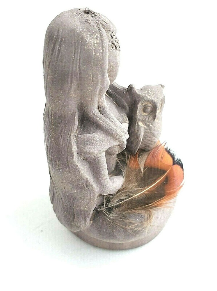 Athena Owl Goddess Figurine