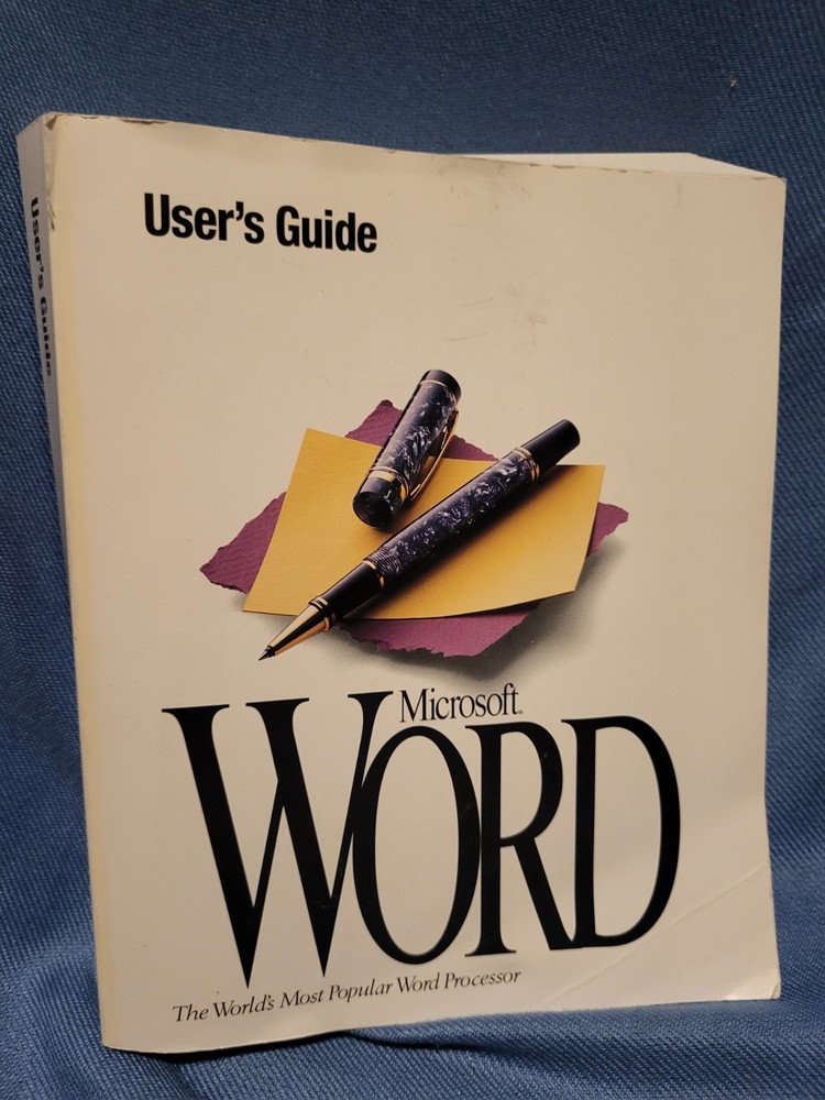 Microsoft Word User's Guide [Paperback 1993]