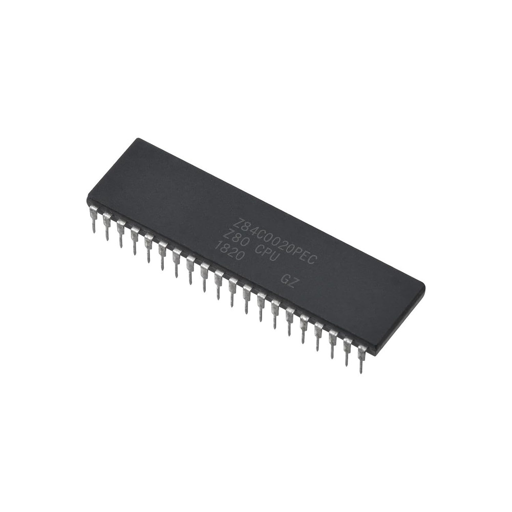 2Pcs Z84C0020PEC Z80 Z80CPU IC CPU Microprocessor 20Mhz,Dip-40.