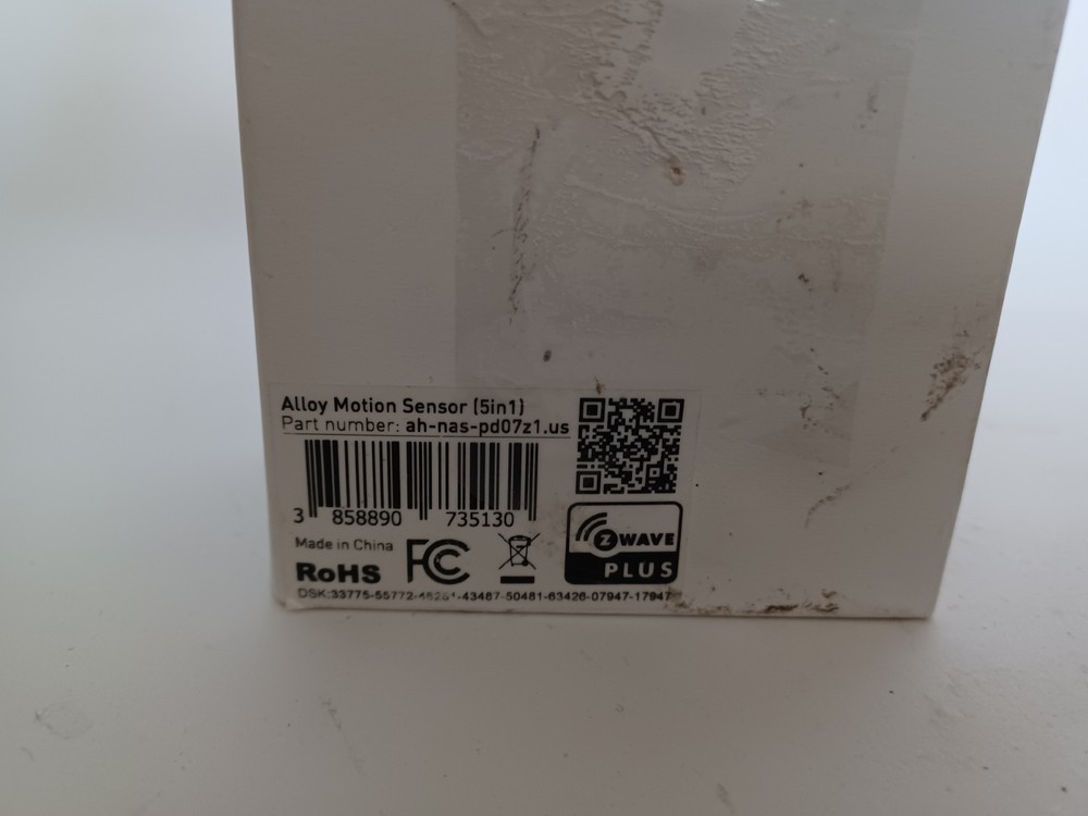 Alloy Motion Sensor 5 In 1 Z-Wave Plus
