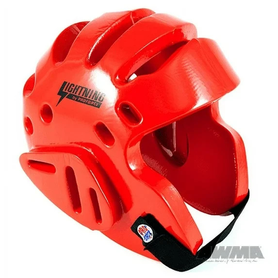 Proforce Lightning Sparring Head Guard - Red Size Small