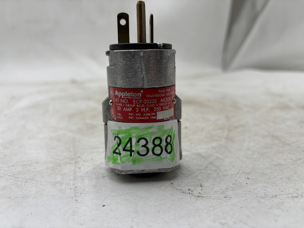 Appleton ECP-20232 Plug 20 Amp 250VAC