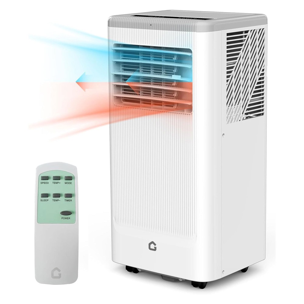 10,000 Btu Portable AC Unit with Heater Air Conditioner With Fan & Dehumidifier