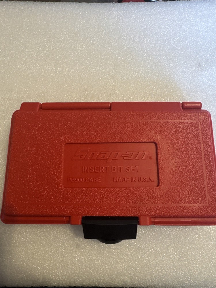 Snap On Screwdriver Bit Plastic Storage Case NEW