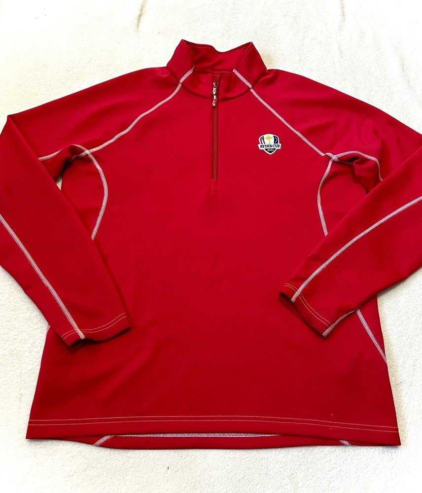 Sunice Ryder Cup 2020 Red Q-Zip Pullover - Large