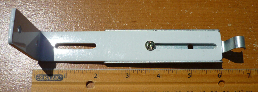 White Kirsch Adjustable Oval Rod Support Brackets 9565-025 / 9565025