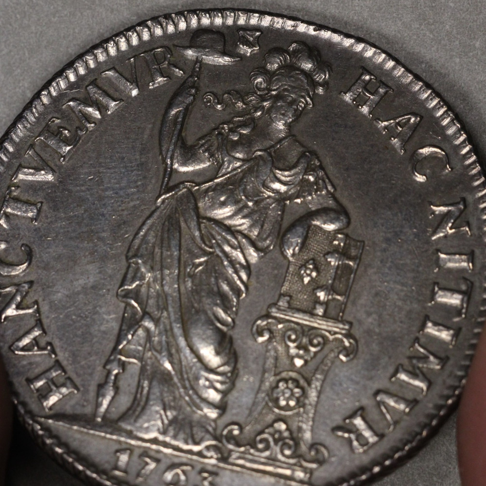 1763 Netherlands Utrecht Silver 3 Gulden