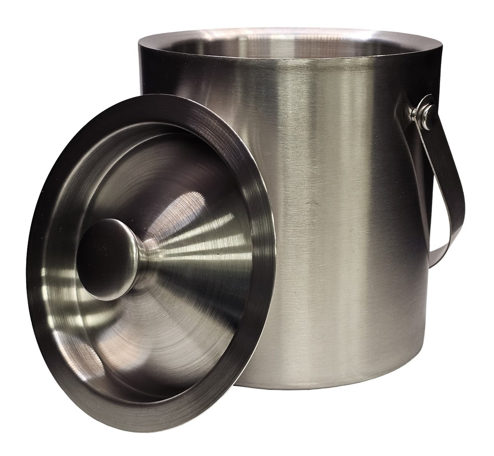 Home Brew Ohio Stainless Steel Cocktail Shaker 300ml Double Walled Ice Bucket