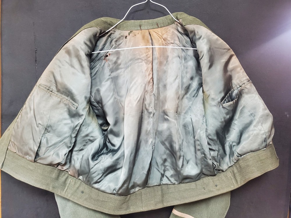 WW2 Military Jacket Green Wool Army
