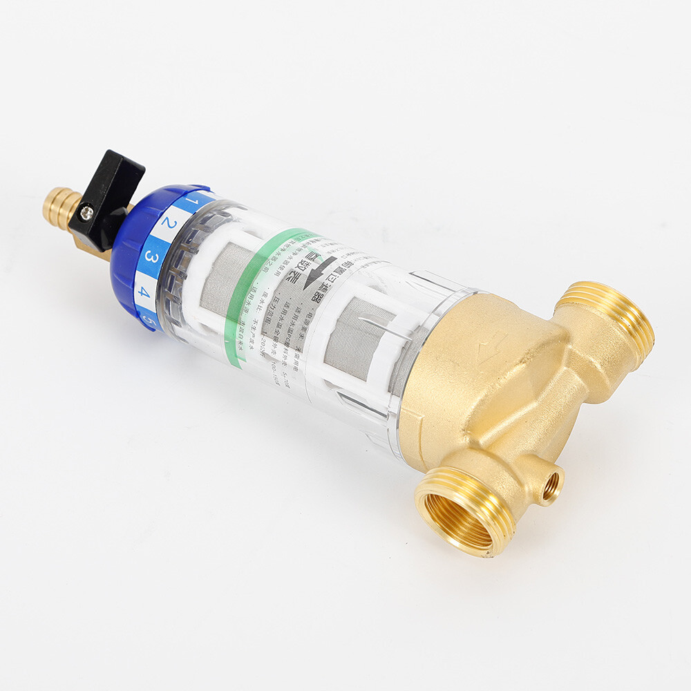 Purewater Whole House Water Pre-Filter System Reusable Spin Down Sediment Filter