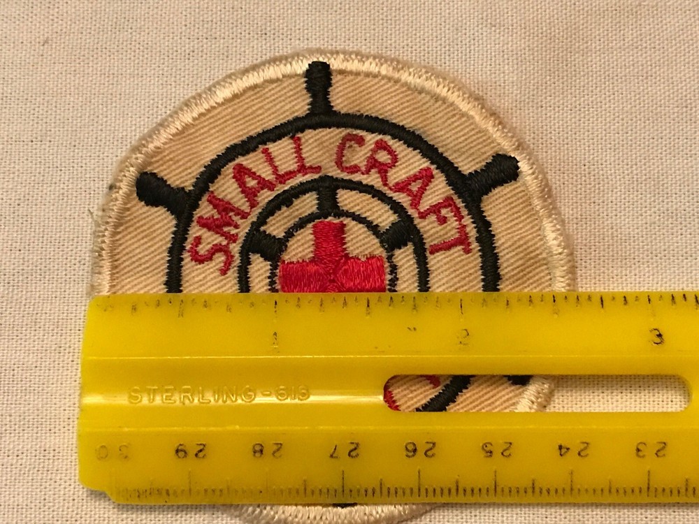 Vintage Red Cross Small Craft Safety Patch